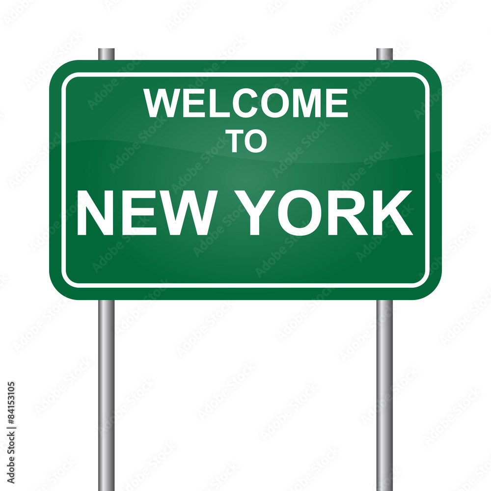 Wellcome to New York vector