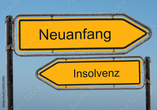 Strassenschild 39 - Neuanfang