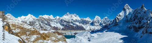 Everest panorama from Renjo la pass  