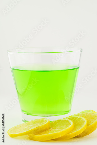 Fresh lemon and lime drink