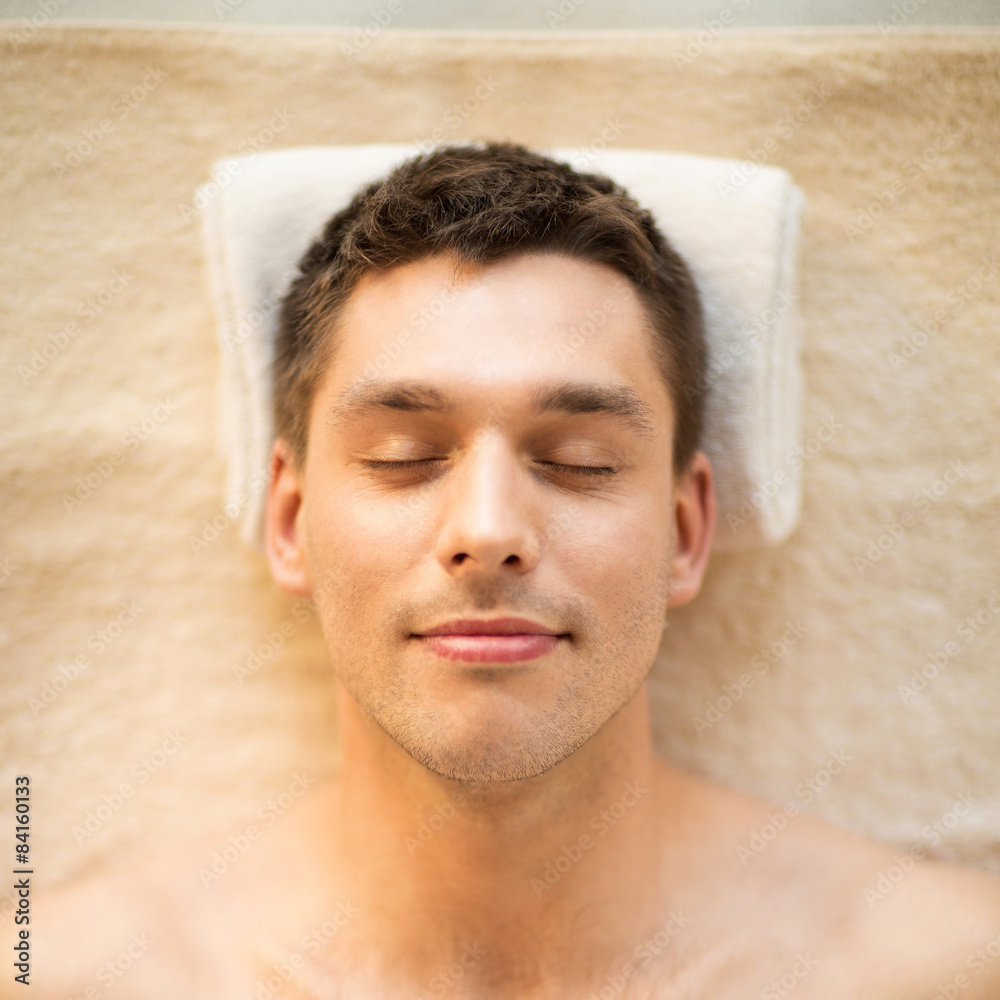 Obraz premium man in spa