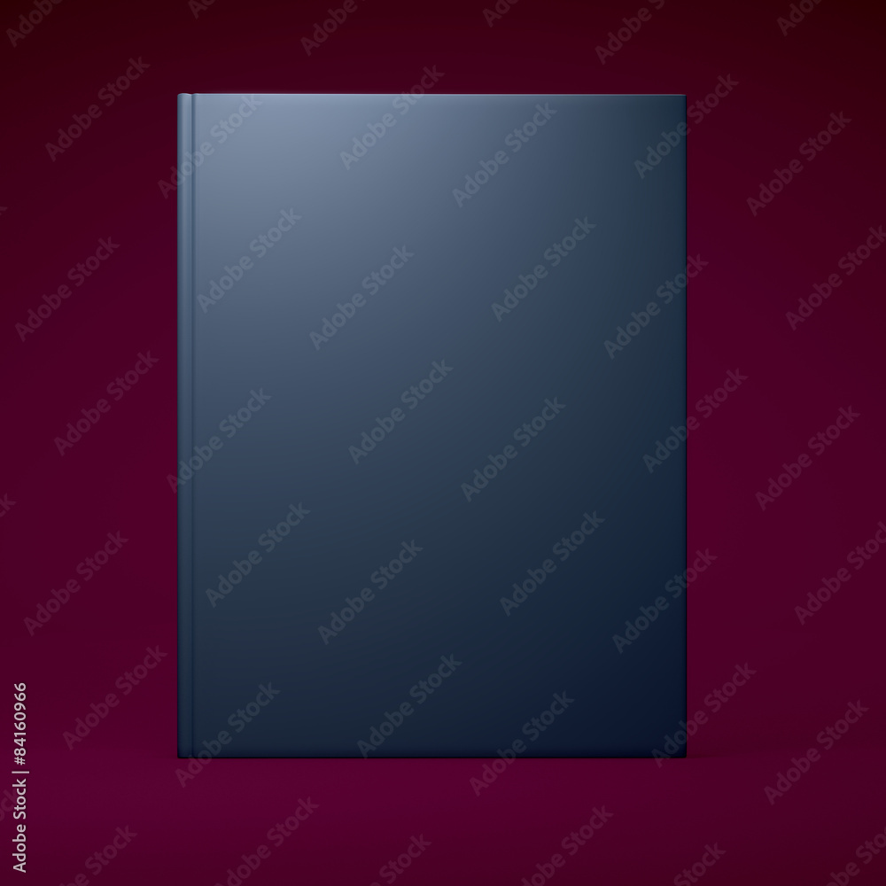 Blank blue book Blank blue book