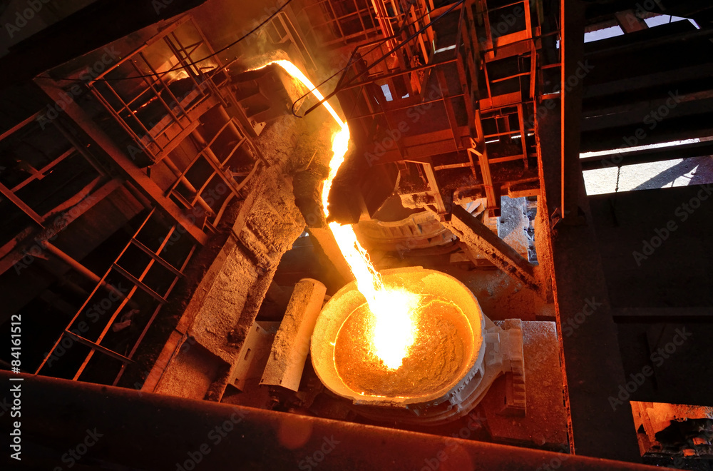 Liquid metal from blast furnace