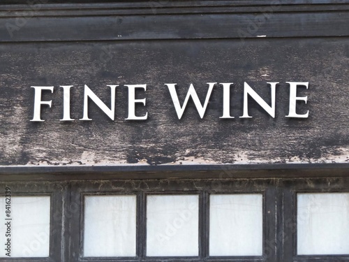 wine signboard