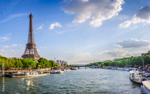 Tour Eiffel et pont d'Iéna