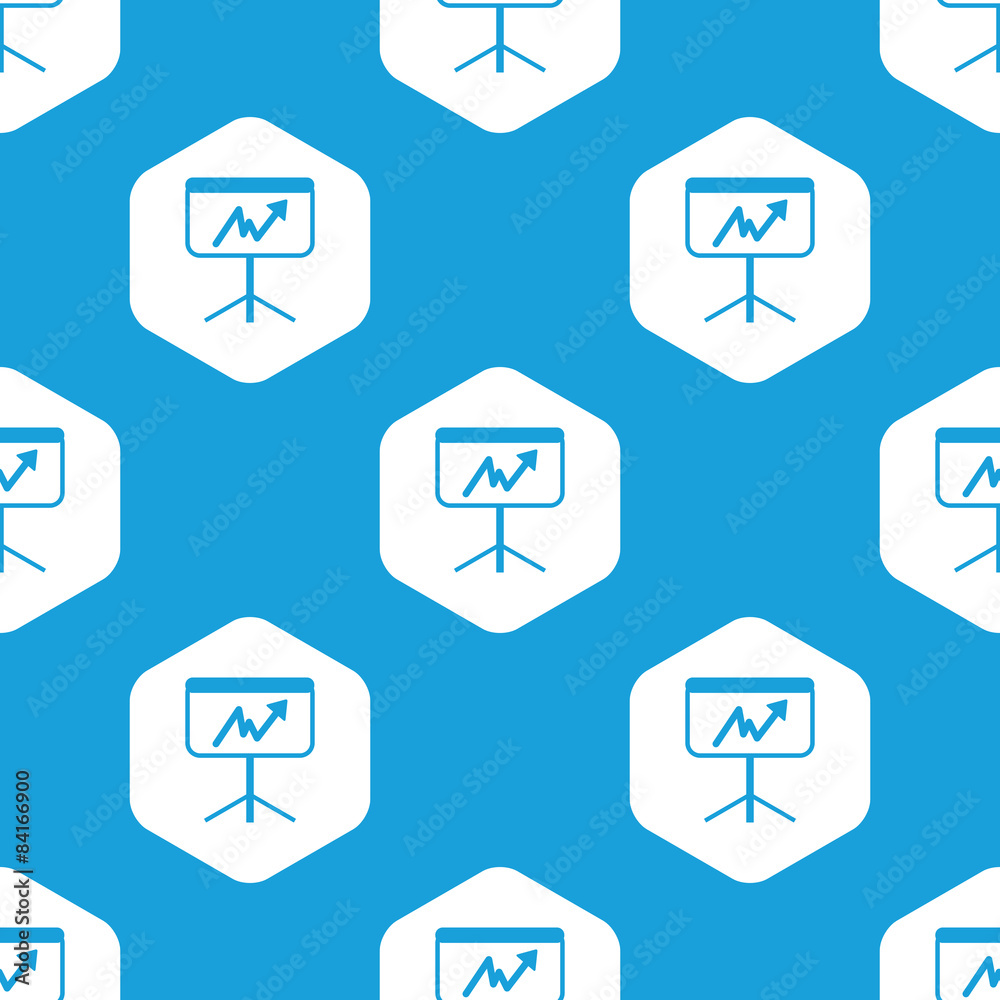 Graphic presentation hexagon pattern Graphic presentation hexagon pattern