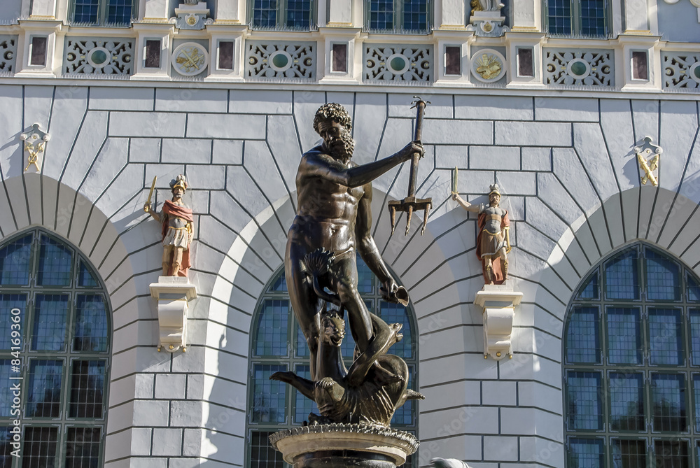 Fototapeta premium Fontanna Neptuna