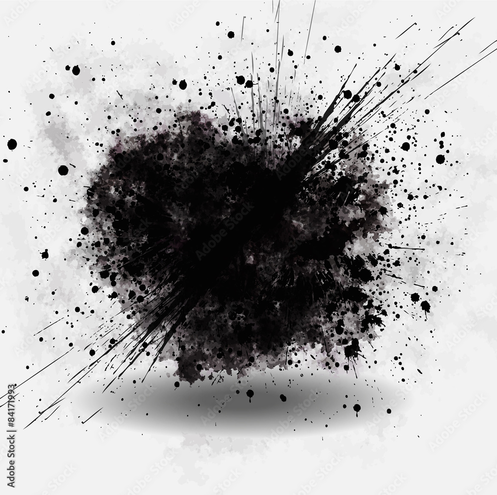 cloud explosion dirt / grunge style