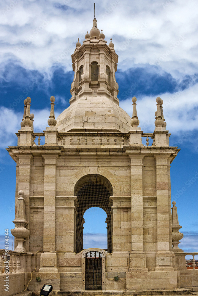 Tower bell of Saint Vicente de Fora Monastery, Lisbon, Portugal