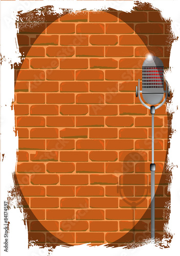 Stand Up Night Wall Grunge