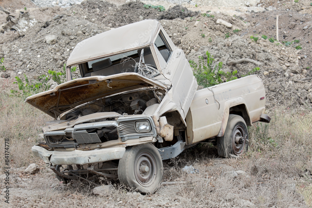 Fototapeta premium Schwerer Unfall