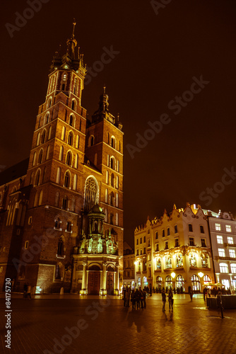 Main square at Krakow, Poland