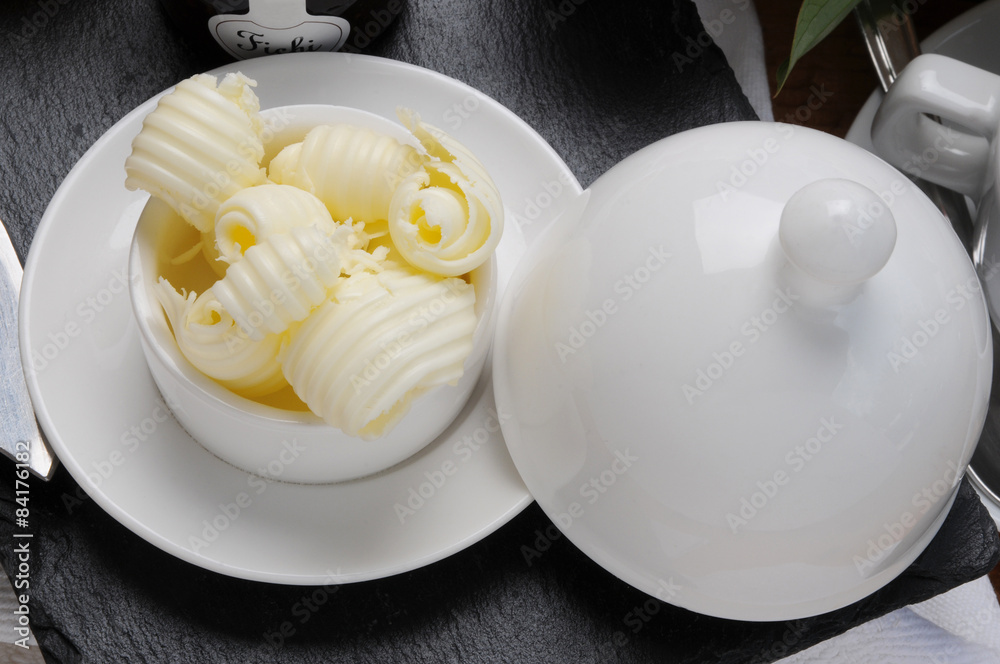 Fototapeta premium Butter Burro Mantequilla Butirru Сливочное масло