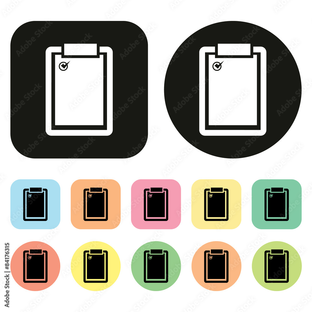 Medical document icon. Hospital icon. Vector Medical document icon. Hospital icon. Vector