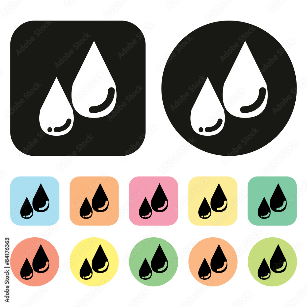 Blood icon. Blood donation icon. Vector