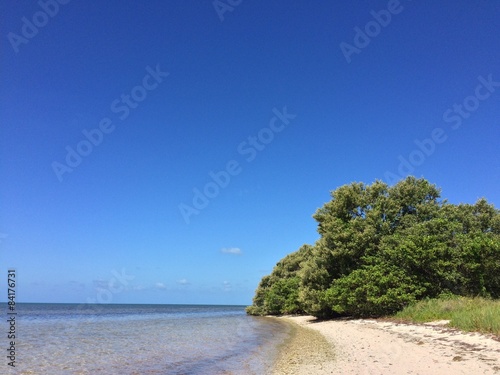 Fototapeta Naklejka Na Ścianę i Meble -  Secluded beach in the Florida Keys