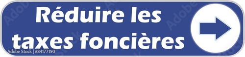 bouton réduire les taxes foncières
