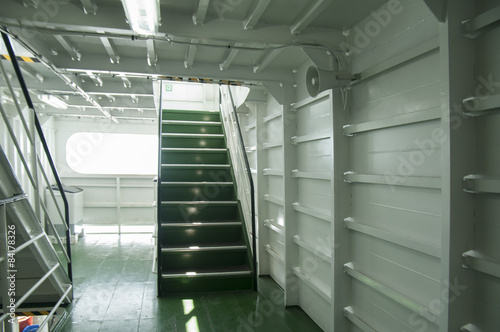 Staircase in the ship