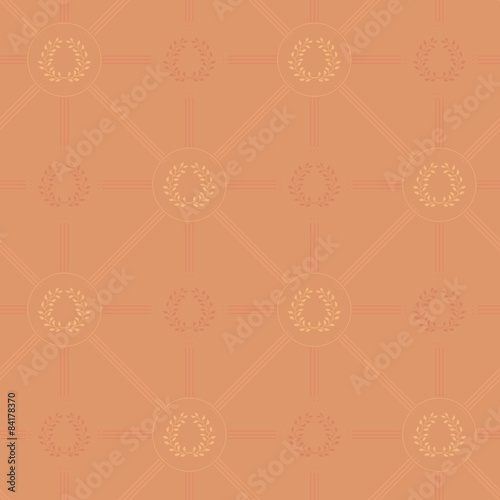 Solemn reticulated pattern with triumphal wreathes