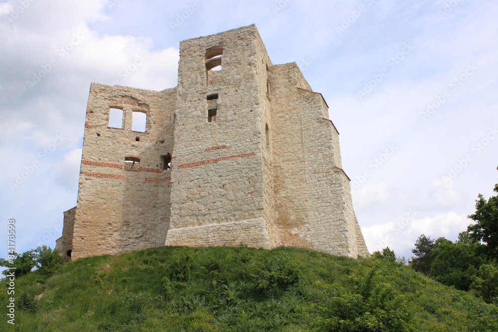 Ruiny zamku w Kazimierzu Dolnym nad Wisłą.
