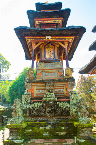 Baliness Style Temple in Bali Indonesia photo