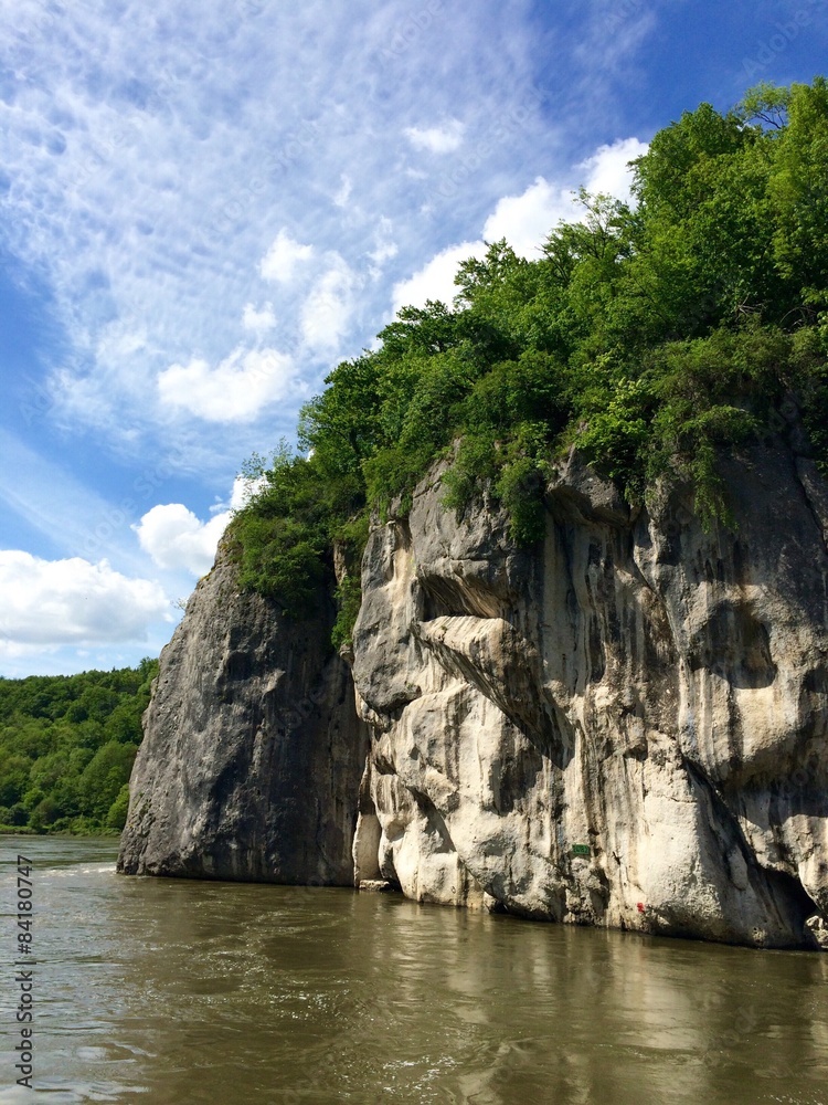 Felsen am Donauufer