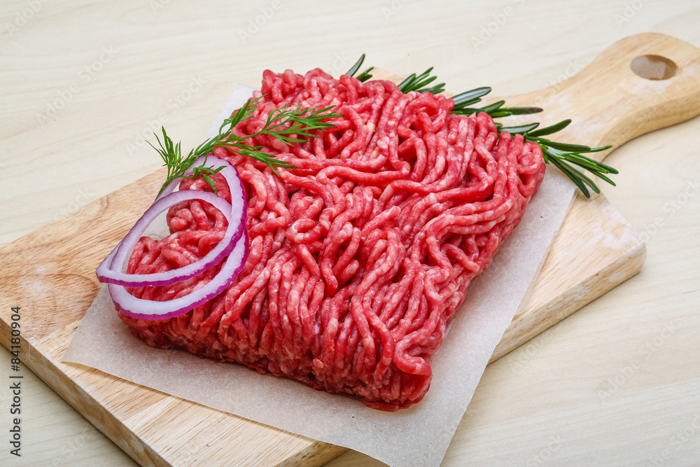 Raw beef minced meat Raw beef minced meat