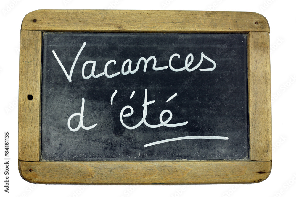 Obraz premium ardoise vacances d'été 29052015