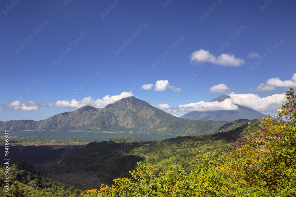 Batur volcano and Munduk Bali Indonesia
