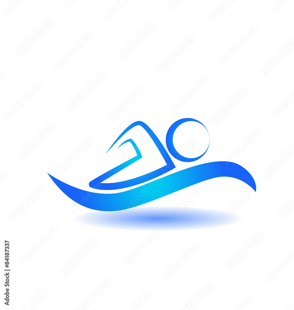 Swim sport icon vector illustration Swim sport icon vector illustration