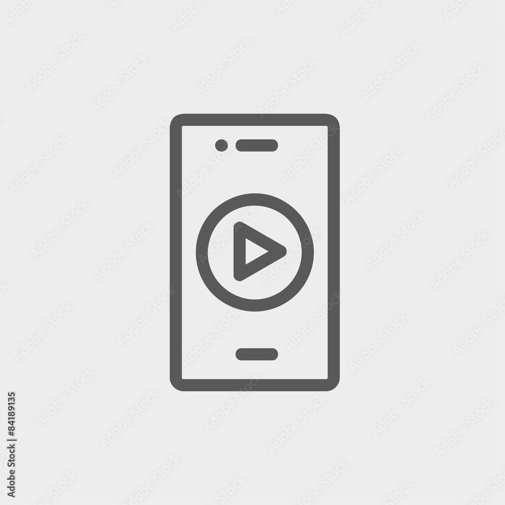 Knob for high to low volume thin line icon Knob for high to low volume thin line icon