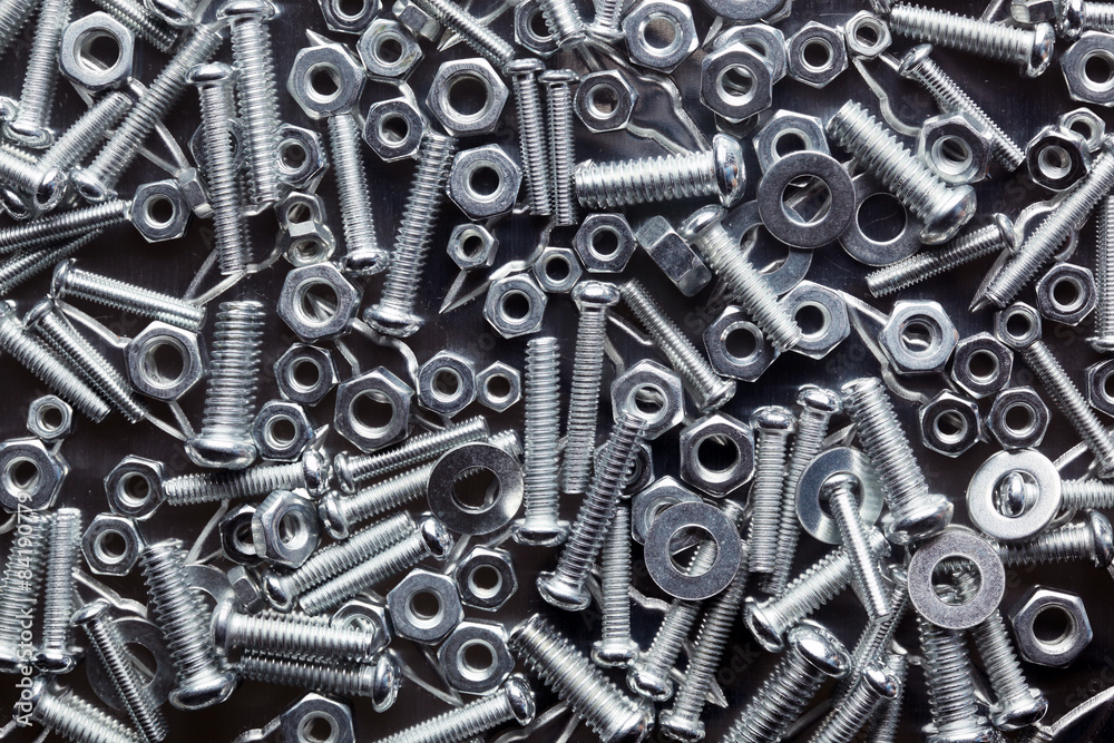 Nuts and bolts background Nuts and bolts background
