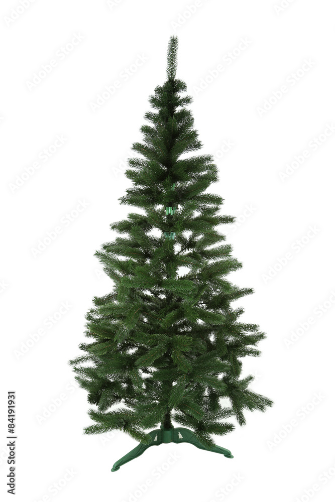 Christmas tree isolated on white