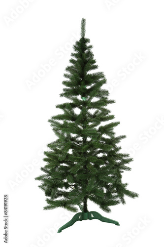 Christmas tree isolated on white © 5second