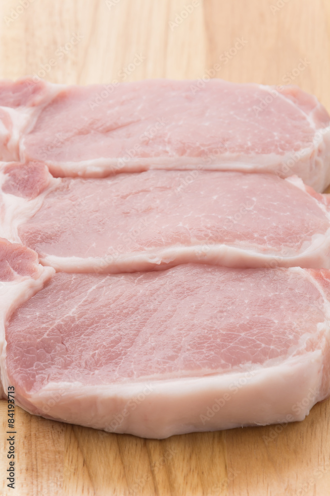 raw meat pork steak raw meat pork steak