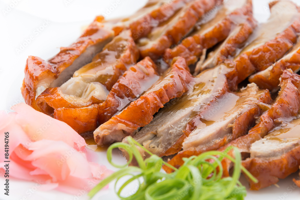 Roasted duck and vegetables, Chinese style Roasted duck and vegetables, Chinese style
