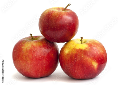 Three juicy apples