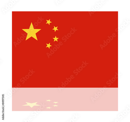 reflection flag china