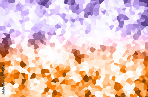 Abstract Motions in White, Blue, Orange & Red