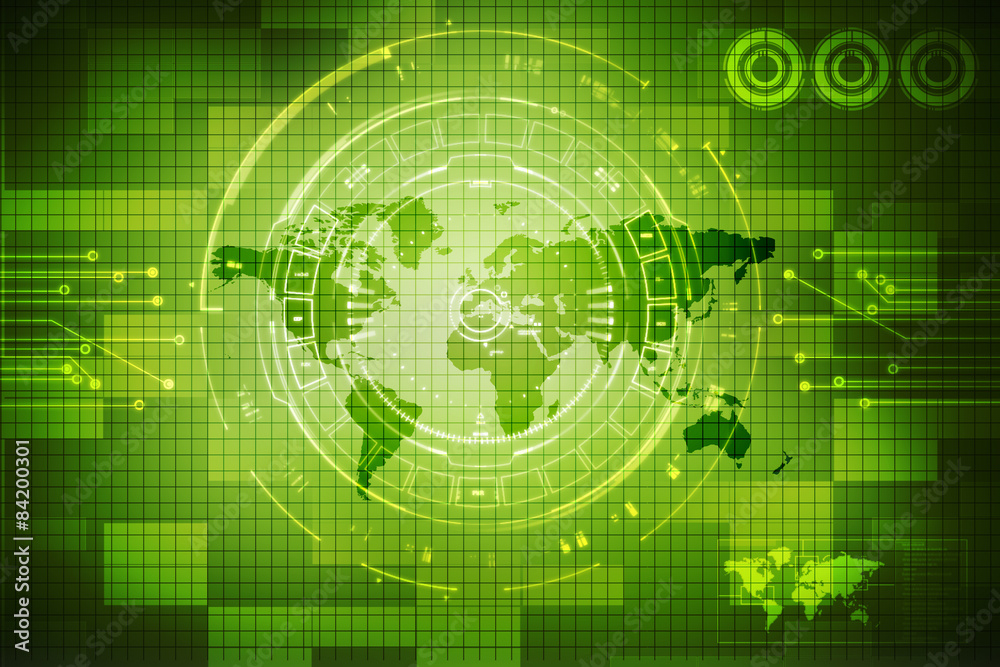 Fototapeta premium World Map Business Background