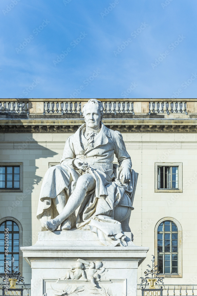 Statue of Wilhelm von Humboldt in Berlin