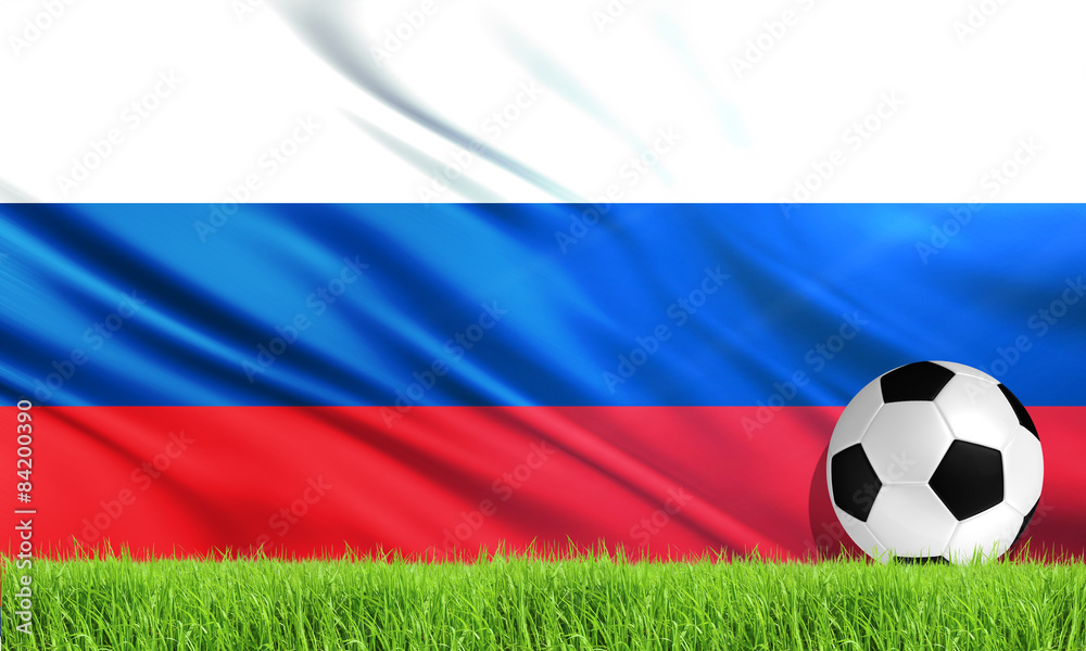 Fototapeta premium The National Flag of Russia