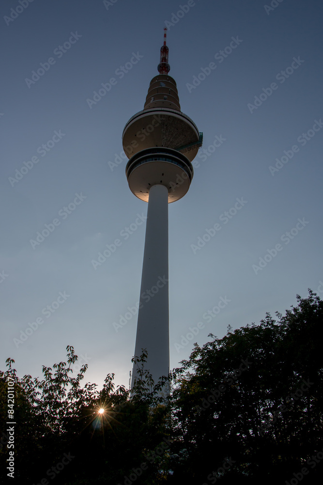 Obraz premium Fernsehturm Hamburg