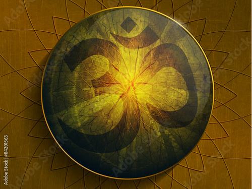  OM symbol,amulet from Nepal