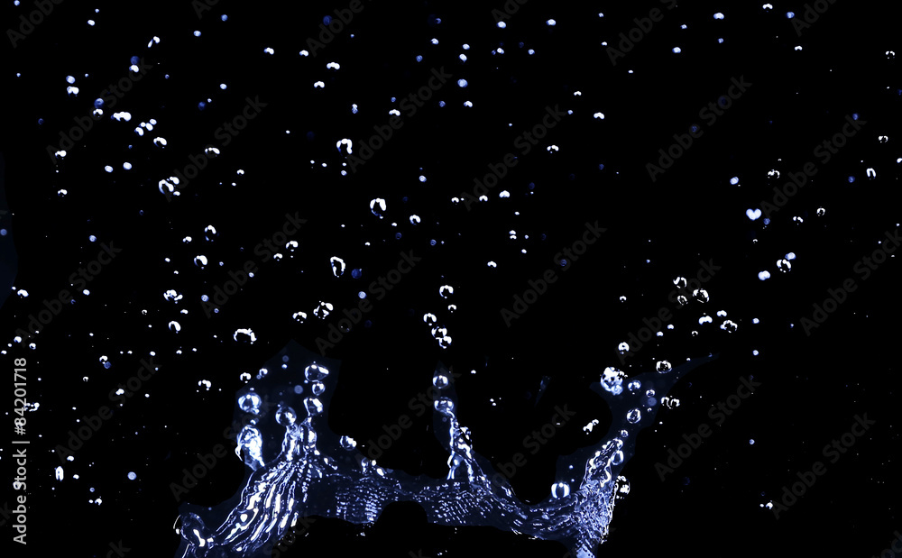 brilliant drops transparent water on black background brilliant drops transparent water on black background