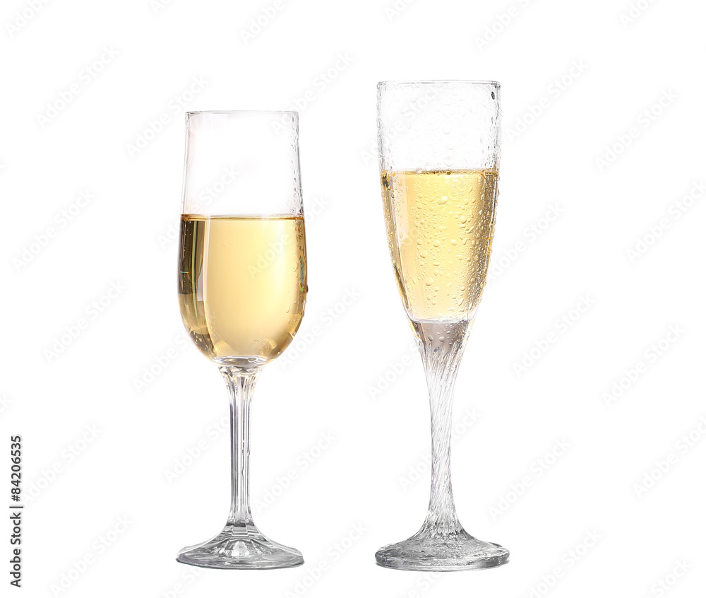 collage Wineglass with white wine. Concept and idea collage Wineglass with white wine. Concept and idea