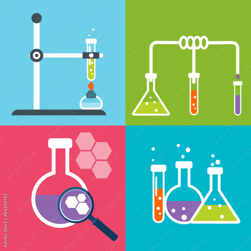 Vector chemistry icon Vector chemistry icon