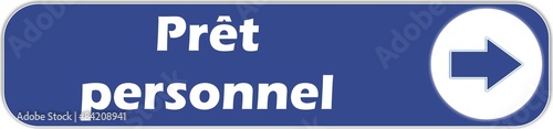 bouton prêt personnel
