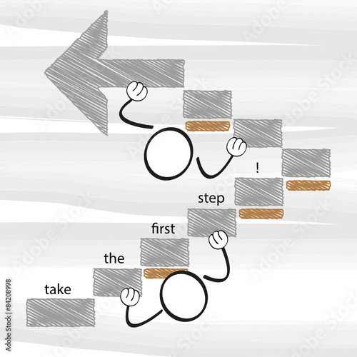 take the first step,teamwork