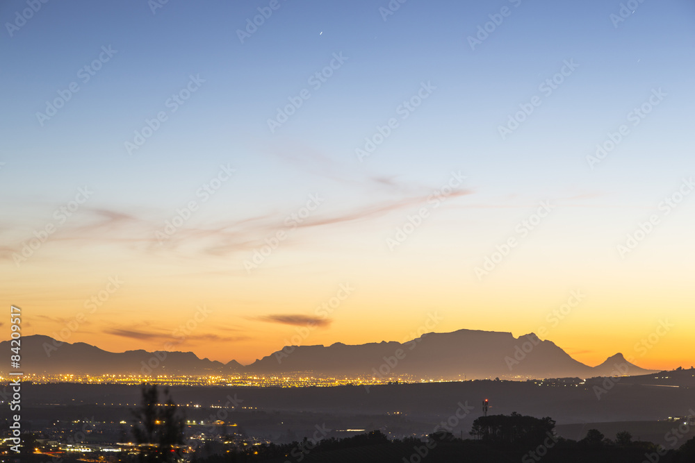 Table Mountain evening